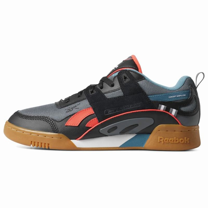Tenisi Reebok Workout Plus Ati 90s Dama Negrii/Rosii Romania GS9938ZH